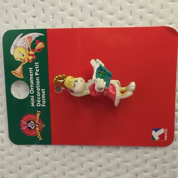 Vintage Miniature Looney Toons "Bugs", "Lola" and "Porky " Ornaments - Picture 2 of 5